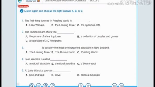 ENGLISH 8 UNIT 8 ENGLISH SPEAKING COUNTRIES -. SKILLS 2 смотреть онлайн