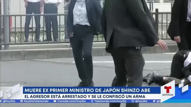 Muere el ex primer ministro japonés Shinzo Abe tras un atentado en su contra | Noticias Telemundo смотреть онлайн