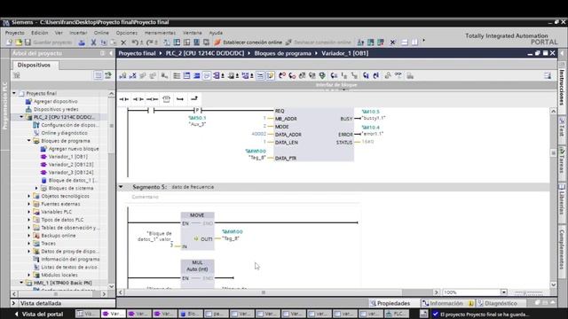 Proyecto S7-1200 modbus con variador omnron mx2 смотреть онлайн
