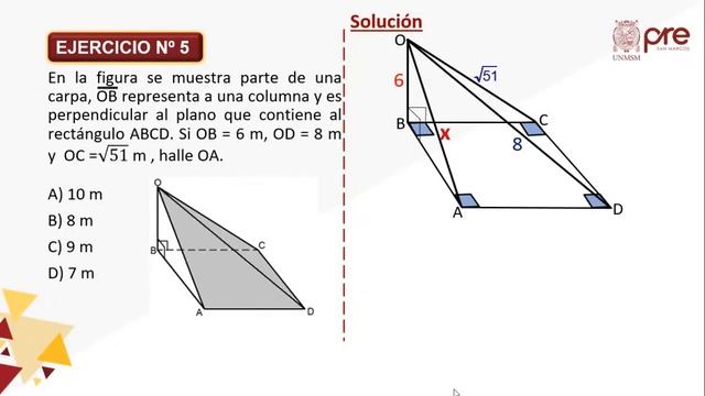 GEOMETRÍA SEMANA 12 PRE SAN MARCOS 2020 I ¨Y¨ смотреть онлайн