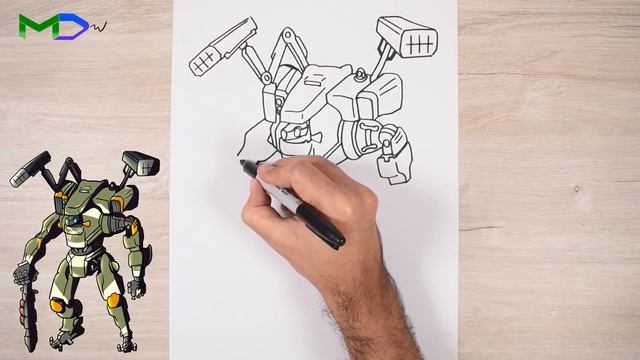 COMMENT DESSINER TITANFALL ROBOT смотреть онлайн