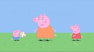 Немецкий язык по мультфильмам с субтитрами (DE). Peppa Wutz. Schweinchen in der Mitte (S01 E08)