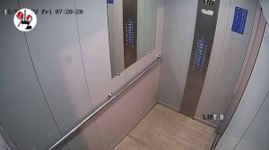 Два парня в неадекватном состоянии  в лифте #лифт#дом