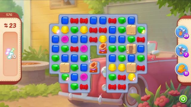 Homescapes 576 Level - 36 moves - NO BooSTERS смотреть онлайн