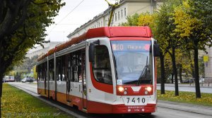 Трамваи-челноки на 39 маршруте Трамвайный парк № 7-м. Новочеркасская