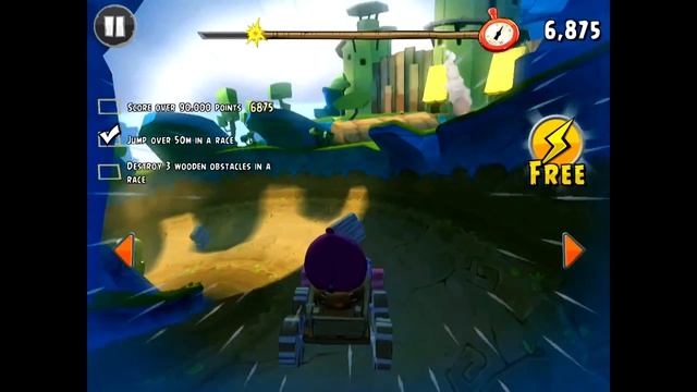 Angry birds Go! Серия 21! Гонка! НАБИРАЕМ МОНЕТЫ! Rocky Road! Игра Энгри бердз гоу смотреть онлайн