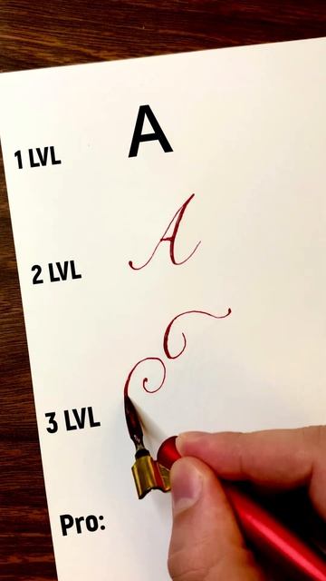 Letter A 4 Styles #art #calligraphy #handwriting