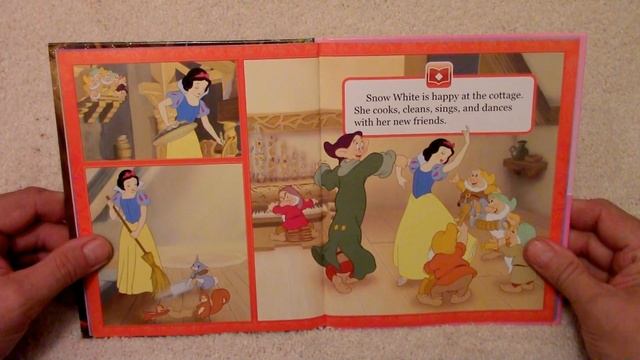 Snow White and the Seven Dwarfs By Disney - ESL - Children's book - Read aloud in English смотреть онлайн