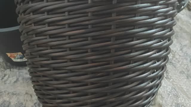 Кашпо из ротанга своими руками: пошагово для начинающих. Подготовка емкости к плетению #ротанг