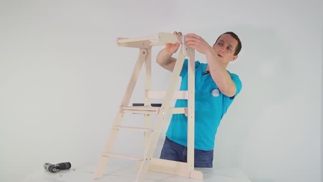 Инструкция по сборке башни помощника Монтессори смотреть онлайн