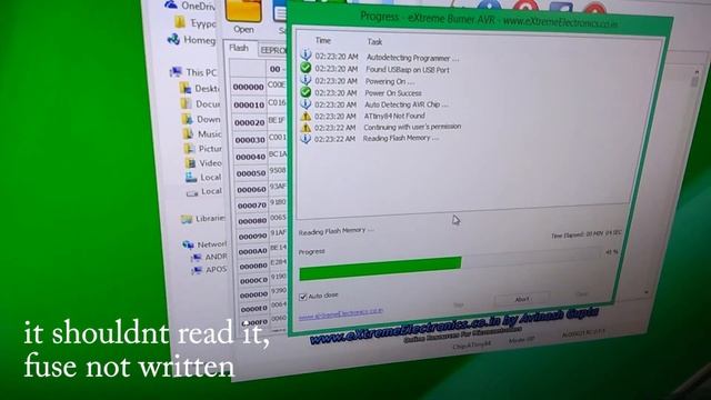TL866II Plus & AVR Attiny fuse reset! смотреть онлайн