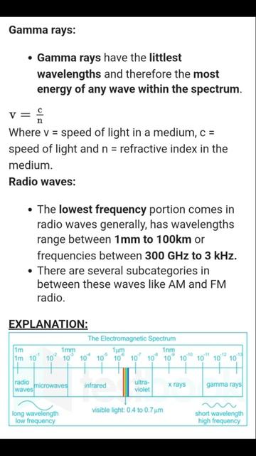 Gamma Ray and Radio waves Class 12th #shorts #youtubeshorts #physics #physicsshorts #shortvideo смотреть онлайн