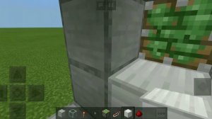 Механическая дверь 2 на 2, редстоун механизм Minecraft PE 1.14.20