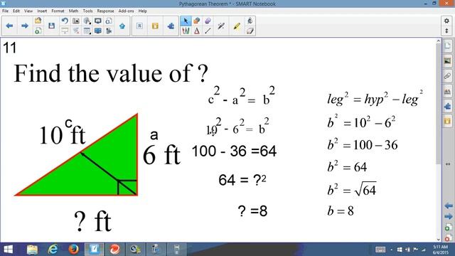 Pythagorean Theorem Part II