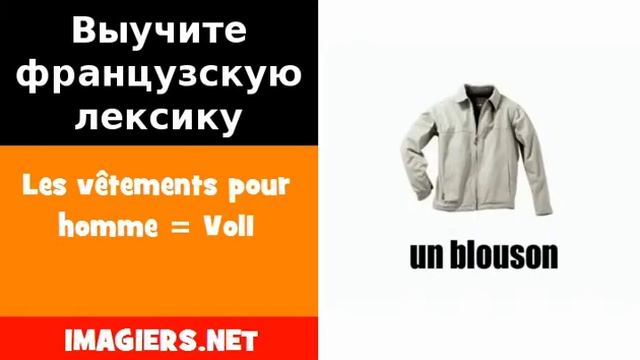 Курсы французского языка = Les vêtements pour homme = Vol1 смотреть онлайн