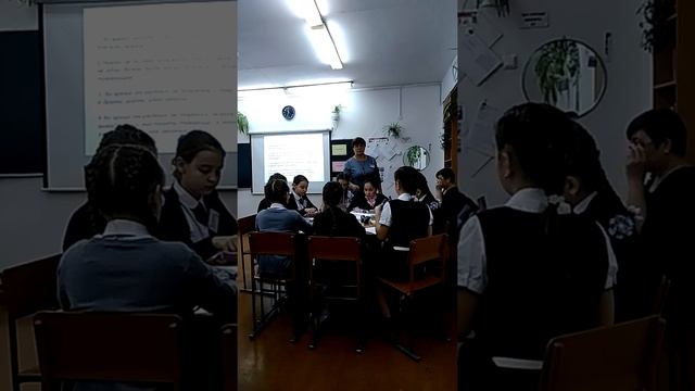 Урок русского языка в 5 классе