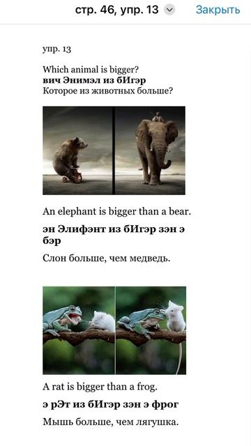 стр. 46, упр. 13. ГДЗ 4 класс (1 часть) Форвард (Forward) смотреть онлайн