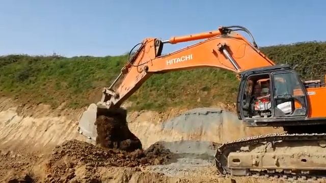 Siêu phẩm cực hot - Máy xúc bánh xích Hitachi ZX870-3 смотреть онлайн