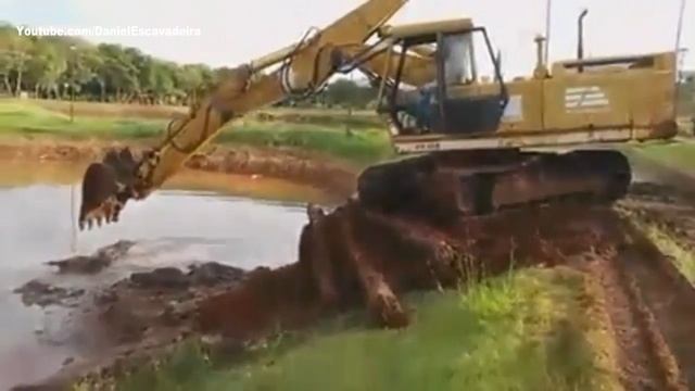 Operador veterano na Escavadeira fiatallis FE 105 смотреть онлайн