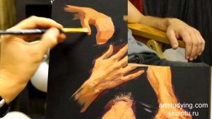 Этюды рук - Живопись. Фигура, 40 серия