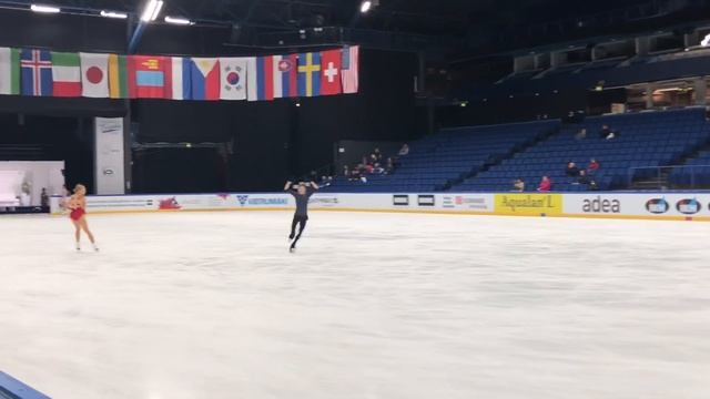 Alena Kostornaia FS runthrough Finlandia Trophy 2019 (Practise) TWO TRIPLE AXEL! смотреть онлайн