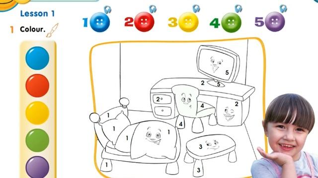 Smiles 1. Module 3. My room. Ex:1 p.32 смотреть онлайн