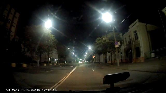Видеорегистратор ARTWAY AV-396 Super Night Vision. Ночь. смотреть онлайн