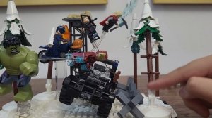 lego Avengers assemble review/лего мстители диорама обзор/lego marvel 2024/alma geek show