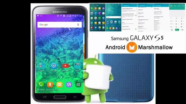 Atualização do S5 Mini SM-G800H Marshmellow 6.01 Oficial смотреть онлайн