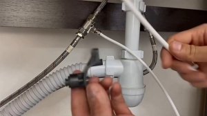 Установка и монтаж дренажного хомута под трубку 1/4’’