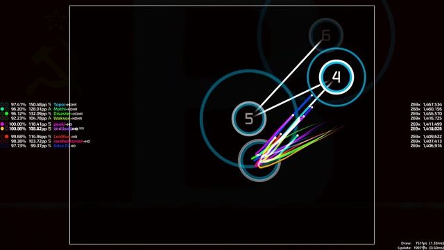 [osu!danser] Rush B - Sheet Music Boss (Russian) 10 Players Knockout смотреть онлайн