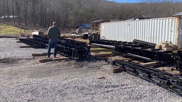 DIY Pole Barn Construction #6: Getting Our Steel Trusses (High Quality & Inexpensive!) смотреть онлайн