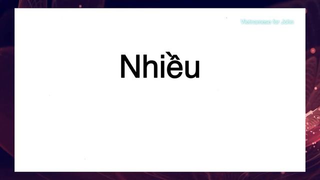 Learn Vietnamese / 3000 Common Vietnamese Vocabulary: Part 2 / 80% Of Daily Communication