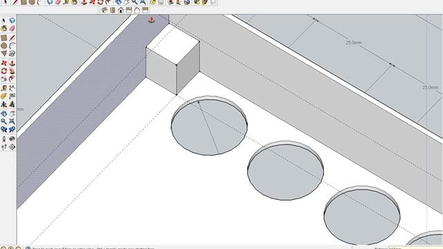SketchUp Bottom View, Guidelines, Dimensioning смотреть онлайн