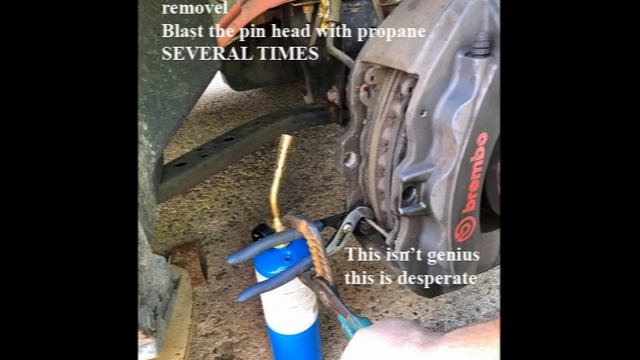 Brembo stuck pins solution. What's needed and how to. смотреть онлайн