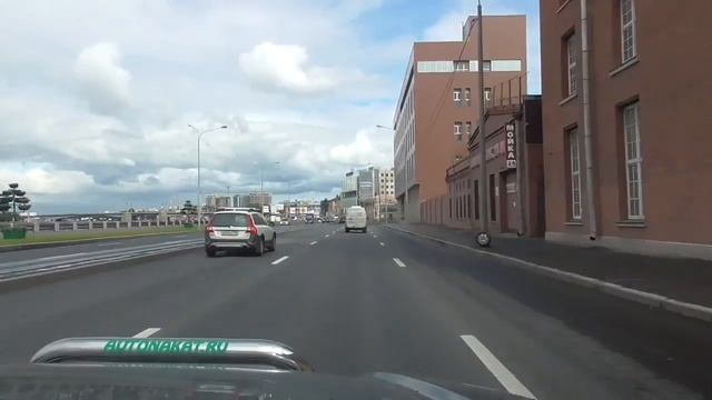 Поездка с уроком автовождения в г. Сестрорецк. смотреть онлайн