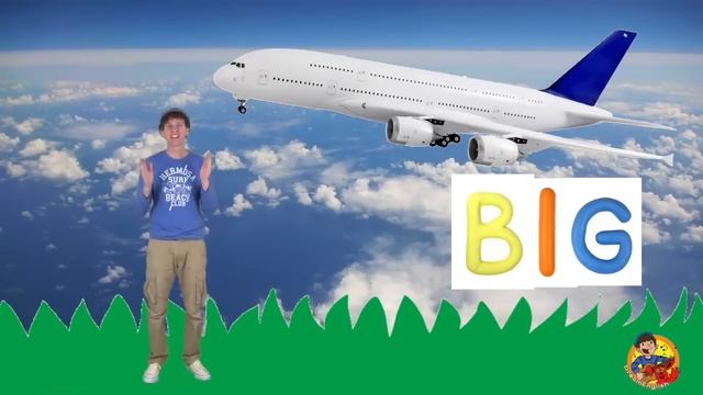 Big Small Action Song for Kids | Learning Opposites | Learn English Children смотреть онлайн