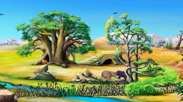 Казки африканської савани тітоньки Сови - Сонечко (Уроки тетушки Совы) серия 12