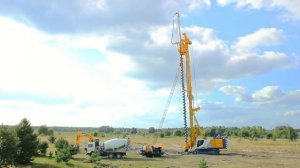 Буронабивные сваи по технологии CFA (SOB) Полый непрерывный шнек