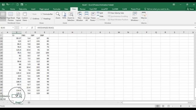 Median and Inter quartile range calculation with MS EXCEL 💫💯 смотреть онлайн
