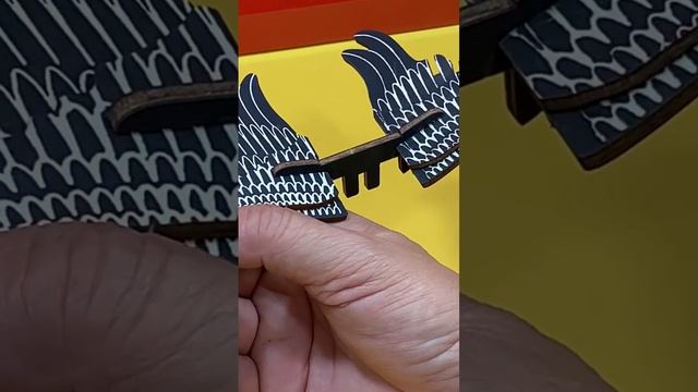 Instruction of 3D Wooden Puzzle Eagle with fish #shorts смотреть онлайн
