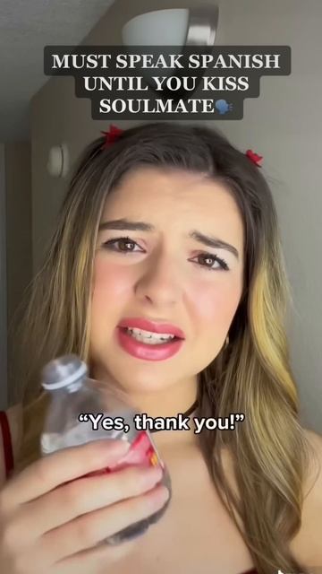 POV: you must speak Spanish until you kiss your soulmate(PART2) #funny #acting #skit #spanish смотреть онлайн