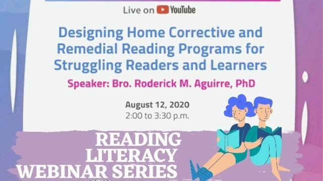 VIBAL GROUP | AUGUST 12, 2020 | READING LITERACY WEBINAR UPDATE | DESIGNING HOME CORRECTIVE