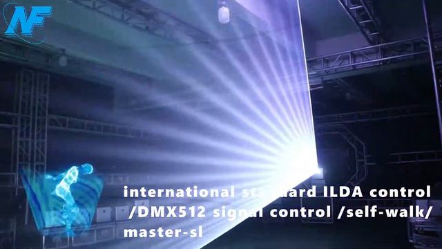 20W Newfeel RGB waterproof IP65 Laser test смотреть онлайн