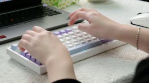 The typing sounds of the Ajazz AK820PRO two linear switches, Flying Fish Switch and Gift Switch👀