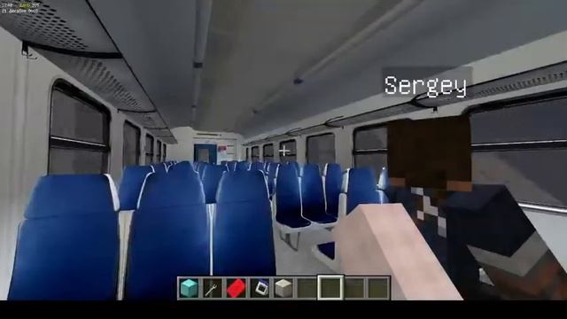 #31 открытие городской электрички на сервере в Minecraft смотреть онлайн