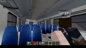 #31 открытие городской электрички на сервере в Minecraft
