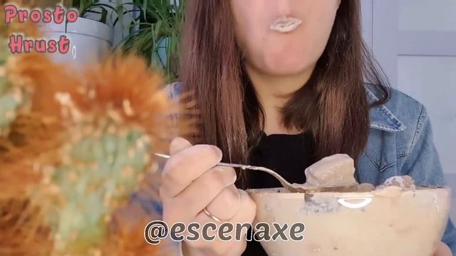 @prostohrust | Хруст мокрым мелом | Мокрый мел в пасте из глины | Wet Chalk Chrunch