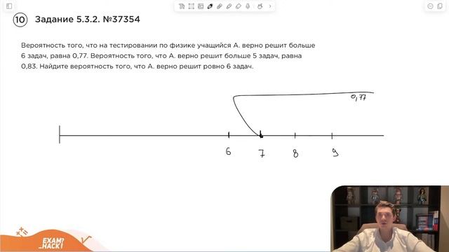 Номер 5 из ЕГЭ по Математике. Задание 5.3.2. Номер 37354 смотреть онлайн