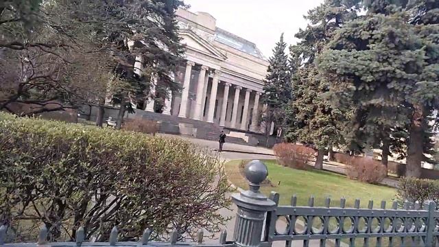 Изобразительный музей им А.С. Пушкина в Москве. апрель 2021. смотреть онлайн